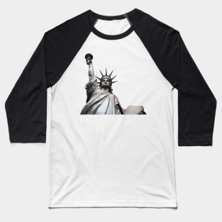 Lady Liberty Baseball T-Shirt